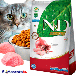 Alimento ND prime pollo para gatos castrados