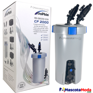 Pre-canister filtro Dophin mejora el rendimiento