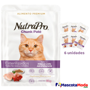 NutraPro Gatos castrados Chunk Paté oferta