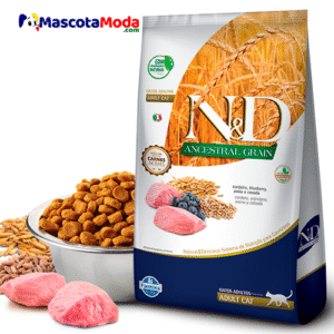 Alimento N&D ANCESTRAL cordero para gatos adultos