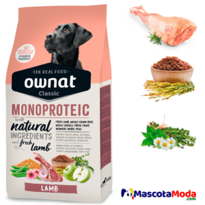 OWNAT alimento monoproteico cordero para perros