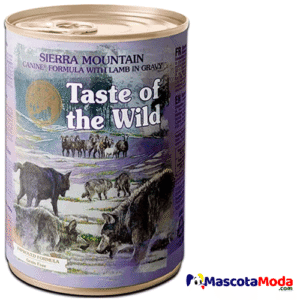 Sierra Mountain alimento húmedo perros Taste of the wild