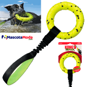 Anillo lanzador tecnología y resistencia juguete para perros