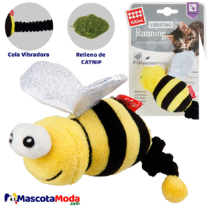 Abeja vibradora con movimiento juguete para gatos