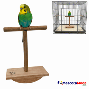 Balancin en madera juguete para aves pericos