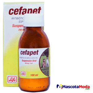 CEFAPET cefalexina Antibiótico oral para Perros y Gatos