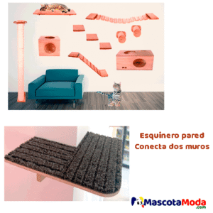 WALL-CAT conector esquinero para rascador pared Gatos 