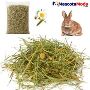 Heno floral de raygrass y manzanilla para conejos