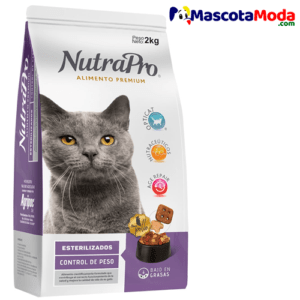 NutraPro alimento premium gatos castrados control peso