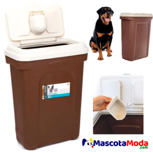 Contenedor plástico para alimento de mascotas