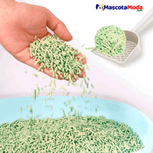 Arena de TOFU para gatos sensibles no libera polvo