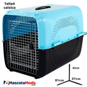 Caja de transporte 4 kennel clásico perros estandar