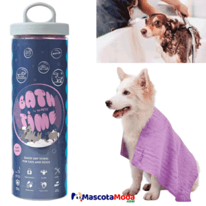 Toalla secado rápido ultra absorbente peluquería canina