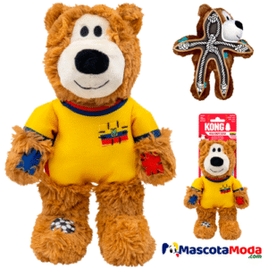 Oso KONG peluche equipo futbol Ecuador para perro