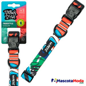 Collar Ecológico UrbanStyle Jazz Stripes para gatos