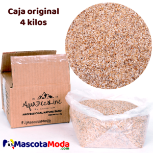 Arena natural para acuario seleccionada e importada 4kg