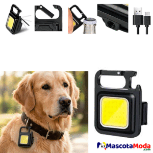 Mini Linterna LED Inteligente para Collar de Perro