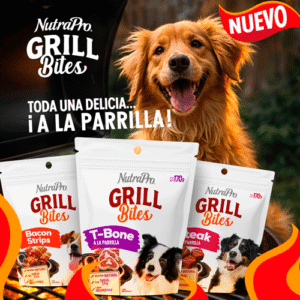 NutraPro Grill Bites Snacks de Parrillada para perros