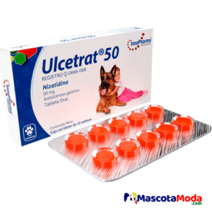 Ulcetrat 50 Nizatidina Protector Gástrico y Antiácido para perros