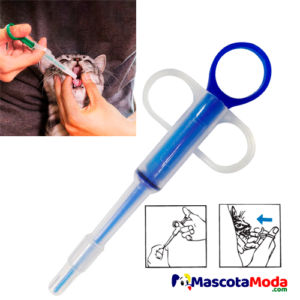 Introductor aplicador de pastillas y tabletas perros y gatos