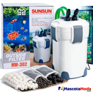 Filtro Canister Exterior 1000 lph  SUNSUN acuarios 3 canastas