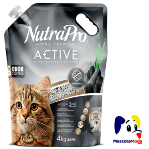Arena NUTRAPRO con carbón activado 4kg gatos