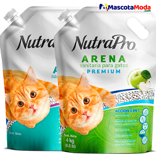 Arena Premium para gatos NUTRAPRO 4 kilos