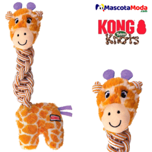 Jirafa peluche Juguete con Cuerda KONG Knots cachorros