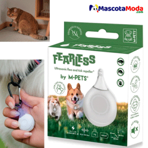 Repelente Ultrasónico Pulgas y Garrapatas mascotas Fearless