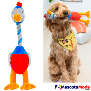 Pajaro Peluche Flexible Bendeez KONG Bird para Perros