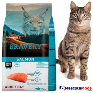 Bravery Grain Free Salmon Adult Cat gato adulto