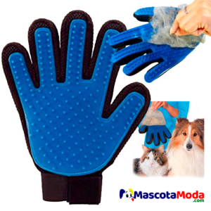 Guante Cepillo Masajeador y Deslanador para Perros y Gatos